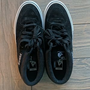 Vans Black Suede Half Cab Size 9.5